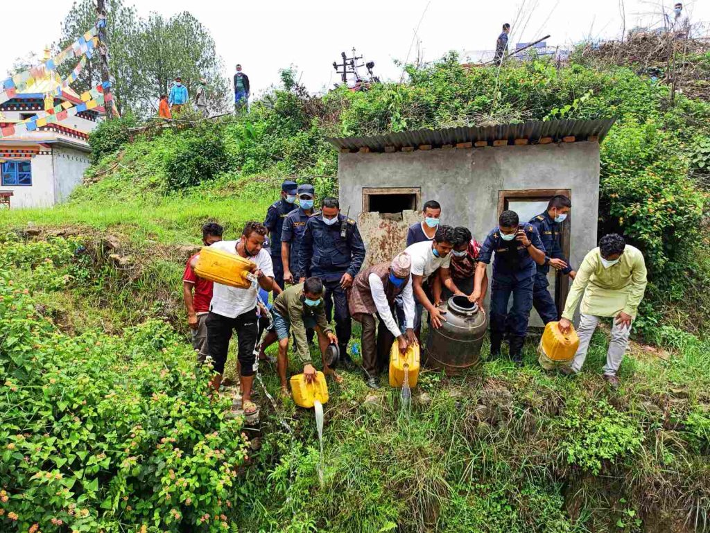 नमोबुद्धमा कोरोना संक्रमितले बेचे घरेलु मदिरा, १२० लिटर मदिरा नष्ट गरियो