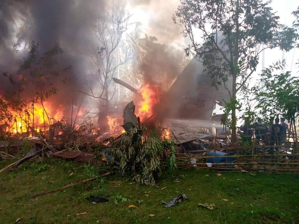 फिलिपिन्समा ९२ जना सैनिक सवार विमान दुर्घटनाग्रस्त