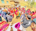 नमोबुद्ध वडा नं १० का १ सय १० परिवारलाई ब्लाङकेट वितरण